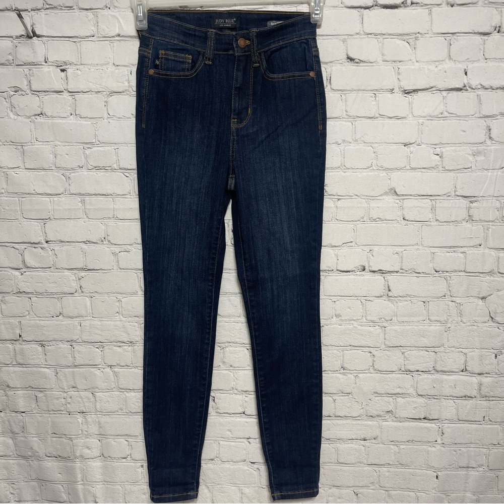 Judy Blue Skinny Jeans Blue High-Waisted Stretch